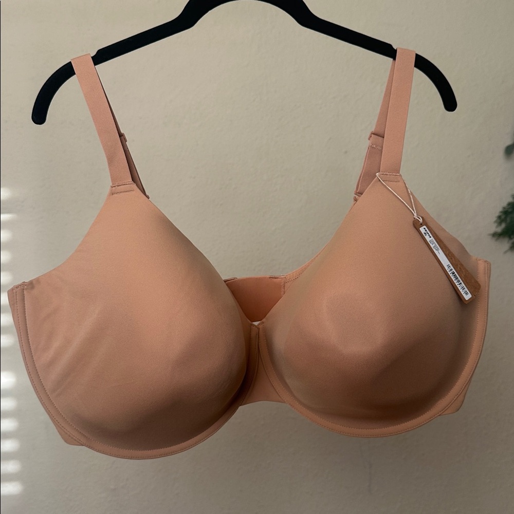 Skims Fits Everybody‎ T-shirt Demi Bra Ochre Size 44H NWT